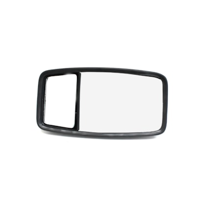 LP & LS | LS337LE | ESPELHO RETROVISOR LE BI-PARTIDO (VIDRO PLANO) MB ONIBUS FORD CARGO (200X370MM) (CX FINA)