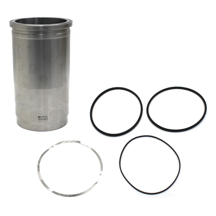 MAHLE METAL LEVE | C9740WS | CAMISA STD MB MOTOR OM457LA EURO 3 E EURO 5 (NAO USA ANEL DE FOGO) (COM ANEL ORING GROSSO (2) + ANEL ORING FINO (1) + CALCO CAMISA) (266X155,50MM)-f2fa71f7-ab05-4e00-ba01-6ddcb703cf83