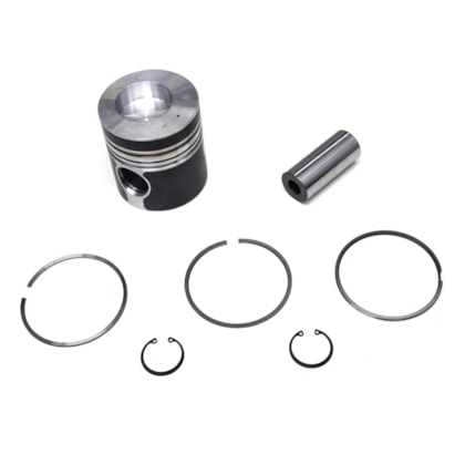 MAHLE METAL LEVE | PA1299STD | PISTAO COM ANEIS STD/STD OM352A 3 CANALETAS (SEM REBAIXO VALVULAS) (ANEL SLC6414)