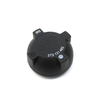 MAN LATIN AMERICA | 2T2121483 | TAMPA PRETA DE ROSCA RESERVATORIO DAGUA RADIADOR VW WORKER MOTOR D08 EURO 5 | MB ACCELO (COM VALVULA 1,4 BAR)