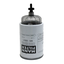 MANN FILTER | WK10501 | FILTRO DIESEL/RACOR SEPARADOR DAGUA MB/IVECO (SISTEMA COPO FIXO SEM FURO SENSOR) (ROSCA 1-12) (30 MICRONS)