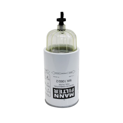 MANN FILTER | WK1060/2 | FILTRO DIESEL/RACOR SEPARADOR DAGUA MB 1632/1634/1938 SCANIA 112/114/124 (SISTEMA COPO FIXO) (ROSCA 1-14) (10 MICRONS)