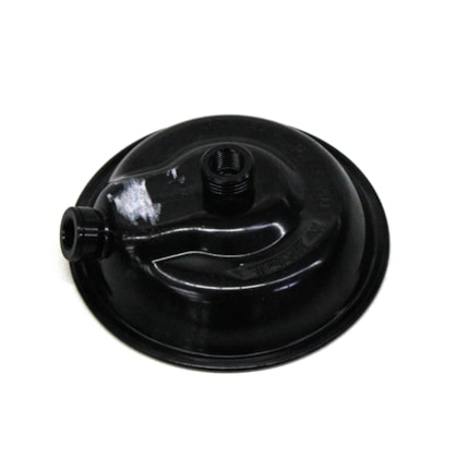 MASTER FREIOS | CO253 | TAMPA BAIXA CUICA FREIO DIANTEIRO TIPO 16 (6POL) FORD/VW 8T/9T (2 FUROS PARA CONEXAO LATERAL M16X1,5 E TOPO 3/8 NPT)