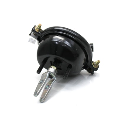 MASTER FREIOS | CS128 | CAMARA/CUICA FREIO DIANTEIRO LE TIPO 16 (6POL) VW 8T/9T (COM FORQUILHA RETA PARA CATRACA AUTOMATICA) (FIXACAO 7/16 14F 76MM) (HASTE M16X1,5 72MM)