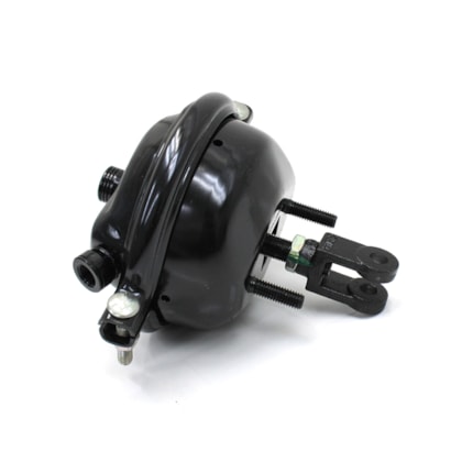 MASTER FREIOS | CS130 | CAMARA/CUICA FREIO DIANTEIRO LE TIPO 16 (6POL) FORD/VW 8T/9T (COM FORQUILHA RETA PARA CATRACA MANUAL) (FIXACAO 7/16 76MM) (HASTE M16X1,5 72MM)