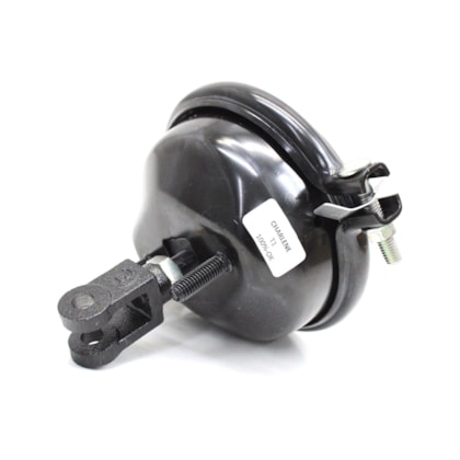 MASTER FREIOS | CS133 | CAMARA/CUICA FREIO DIANTEIRO LD/LE TIPO 16 (6,5 POL) FORD 15T (COM FORQUILHA RETA PARA CATRACA MANUAL) (FIXACAO CENTREO A CENTRO 76MM)