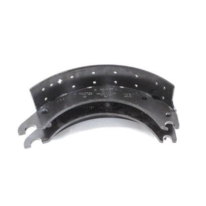 MASTER FREIOS | PA143 | SAPATA/PATIM FREIO TRASEIRO 15X7 AGRALE/FORD/IVECO/VW/VOLVO VM (PARA LONA FD88) (COM ENCAIXE ROLETE ESTENDIDO)