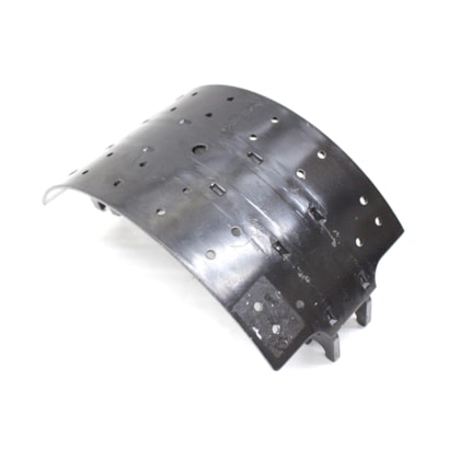 MASTER FREIOS | PA143 | SAPATA/PATIM FREIO TRASEIRO 15X7 AGRALE/FORD/IVECO/VW/VOLVO VM (PARA LONA FD88) (COM ENCAIXE ROLETE ESTENDIDO)