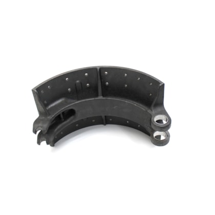 MASTER FREIOS | PA912 | SAPATA/PATIM FREIO TRASEIRO ONIBUS IVECO 170S28 410X220 (COM BUCHA BC402) (PARA LONA MP411) (IVECO 5802272394)