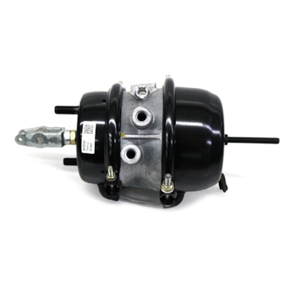 MASTER FREIOS | SB303 | CAMARA/CUICA FREIO 24X30 TRASEIRO LE FORD/VW (CONEXAO ROSCA 3/8 NPT) (HASTE 69,90MM) (COM FORQUILHA 1245Z1066)