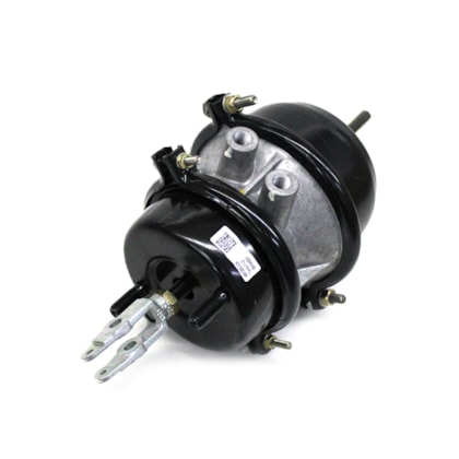 MASTER FREIOS | SB304 | CAMARA/CUICA FREIO 24X30 TRASEIRO LD FORD/VW (CONEXAO ROSCA 3/8 NPT) (HASTE 69,90MM) (COM FORQUILHA 1245Z1066)