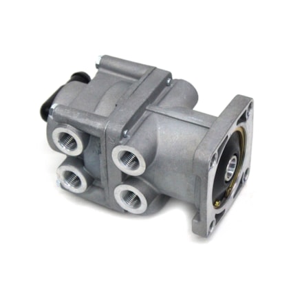 MASTER FREIOS | VR032 | VALVULA PEDAL FREIO AGRALE/MB/VW (ROSCAS PARA CONEXAO M16X1,5) (MODELO MODERNO COM COTOVELO PARA DESCARGA)