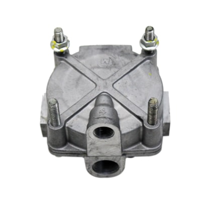 MASTER FREIOS | VR036 | VALVULA RELE CAMINHAO/ONIBUS/REBOQUES/SEMIRREBOQUES (ROSCAS M16/M22) (MASTERFLEX 100000255678 OU 100000221886)