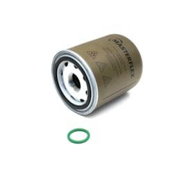 MASTERFLEX | FIL003 | FILTRO SECADOR AR APU AGRALE/VW/FORD/MB/VOLVO/SCANIA SERIE 3 (ROSCA M39X1,5) (DOURADO MODELO COALESCENTE PREMIUM AGUA/OLEO)