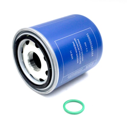 MASTERFLEX | FIL007 | FILTRO SECADOR AR APU MB NOVO ACTROS (ROSCA M41X2,0) (AZUL LINHA PREMIUM) (MODELO COALESCENTE AGUA/OLEO)