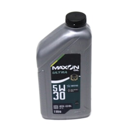 MAXON | MX0127 | OLEO MOTOR 5W30 SINTETICO API SL ACEA A3/B4 PARA MOTORES DIESEL LEVE/GASOLINA/GNV/FLEX (SEM FILTRO DE PARTICULAS DPF) 1L