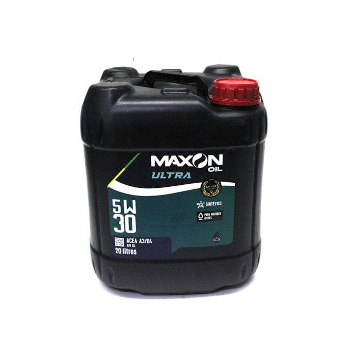 MAXON | MX0129 | BALDE OLEO MOTOR 5W30 SINTETICO ACEA A3/B4 PARA MOTORES DIESEL LEVE/GASOLINA/GNV/FLEX (SEM FILTRO DE PARTICULAS DPF) 20L-3e031017-8f96-4a36-8bc0-a55e714b77e8