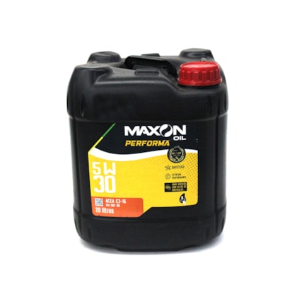 MAXON | MX0143 | BALDE OLEO MOTOR 5W30 SINTETICO ACEA C3-16 PARA MOTORES DIESEL LEVE (COM FILTRO DE PARTICULAS DPF) 20L