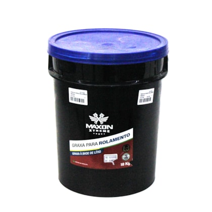 MAXON | MX0334 | GRAXA PARA ROLAMENTO MAXON 18KG (BASE LITIO NLGI2 - PONTO DE GOTA 195 GRAUS) (COR AZUL)