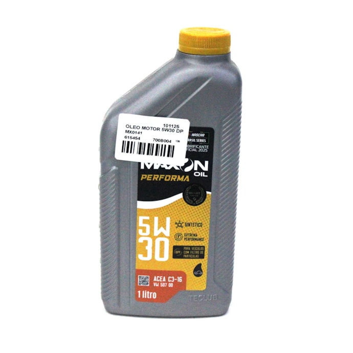 MAXON | MX0335 | OLEO MOTOR 5W30 DPF API SN ACEA C3 SINTETICO MAXON 1L-9f780cd4-09f5-4854-ba0d-4acdf7e5cb05