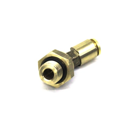 MDM | 104500 | CONEXAO/COTOVELO 45 GRAUS M12X1,5 (PARA TUBO TECALON 10MM 10X7) (COM PORCA GIRATORIA)