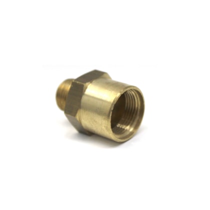 MDM | 1104CA | CONEXAO/ADAPTADOR MACHO/FEMEA 3/8XM22 (MACHO 3/8 NPT PARA FEMEA M22X1,5) PARA CUICA FREIO E VALVULAS (COM ROSCA 3/8) LATAO