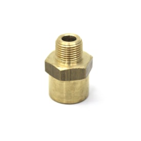 MDM | 1104CA | CONEXAO/ADAPTADOR MACHO/FEMEA 3/8XM22 (MACHO 3/8 NPT PARA FEMEA M22X1,5) PARA CUICA FREIO E VALVULAS (COM ROSCA 3/8) LATAO