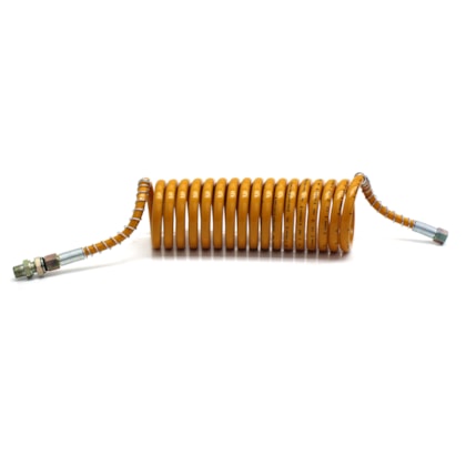 MDM | 2T0611707 | MANGUEIRA ESPIRAL 5,5 METROS (AMARELO) VW (NIPLE/CONEXAO 3/8NPT X M16X1,5)