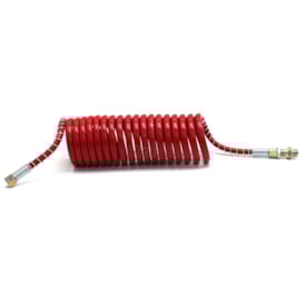 MDM | 2T0611717 | MANGUEIRA ESPIRAL 5,5 METROS (EMERGENCIA/VERMELHA) VW (NIPLE/CONEXAO 3/8NPT X M16X1,5) CAVALO/CARRETA