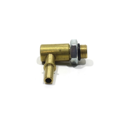 MDM | 2T2145877G | CONEXAO/COTOVELO 90 GRAUS COMPRESSOR AR FORD/VW (PARA TUBO/MANGUEIRA 3/8 = 9,53MM) (ROSCA M16X1,5) (MODELO MODERNO)