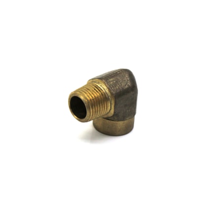 MDM | 2VH145869 | CONEXAO/COTOVELO 90 GRAUS 1/2 NPT 14G MACHO/FEMEA DO CABECOTE COMPRESSOR AR VW MOTOR MWM X12 (ROSCAS MACHO/FEMEA 1/2 NPT)