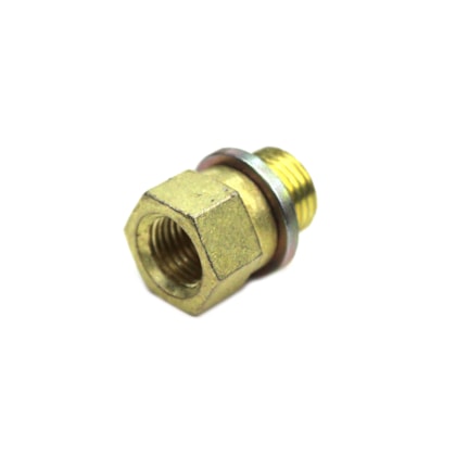 MDM | MS6169 | CONEXAO/ADAPTADOR MACHO/FEMEA M16X1,5 X 1/4 NPT (DE M16X1,5 PARA 1/4 NPT) PARA CUICA FREIO E VALVULAS (COM ROSCA M16)