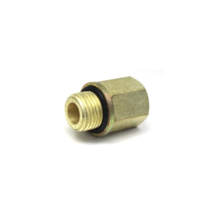 MDM | MS6175 | CONEXAO/ADAPTADOR/UNIAO MACHO/FEMEA M16X1,5 X 3/8 NPT (DE M16X1,5 PARA 3/8) PARA CUICA FREIO E VALVULAS (COM ROSCA M16X1,5)