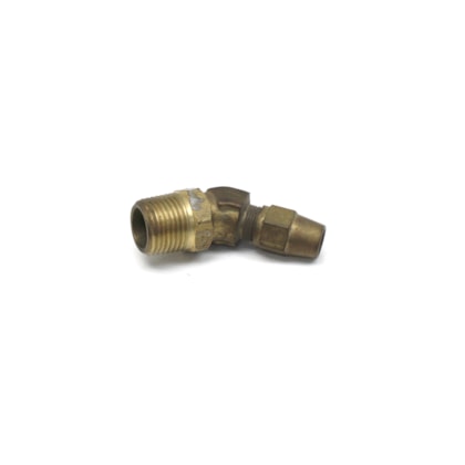 MDM | NFU350385KB | CONEXAO/COTOVELO 45 GRAUS 3/8X1/2 (COM PORCA LONGA PARA TUBO TECALON 3/8)