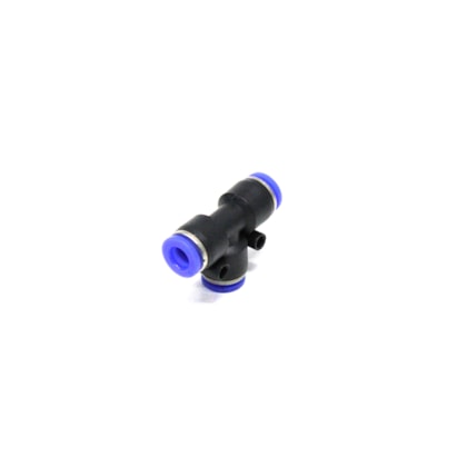 MDM | PUT06 | CONEXAO TEE/ENGATE RAPIDO (6MM) M6 PARA TUBO TECALON 6X4 (PLASTICO)