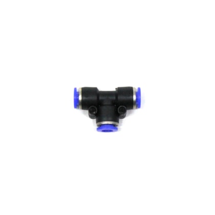 MDM | PUT06 | CONEXAO TEE/ENGATE RAPIDO (6MM) M6 PARA TUBO TECALON 6X4 (PLASTICO)
