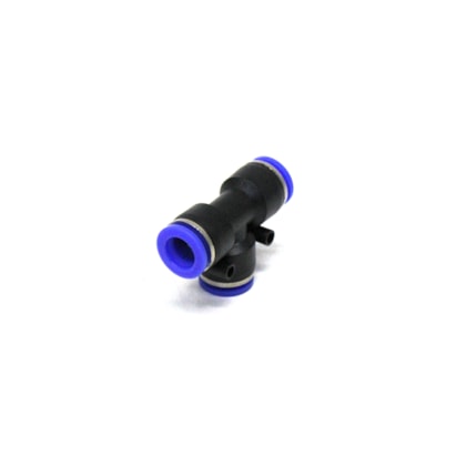 MDM | PUT12 | CONEXAO TEE/ENGATE RAPIDO (12MM) M12 (PLASTICO) PARA TUBO TECALON 12MM (12X9)