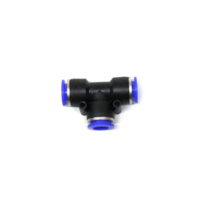 MDM | PUT12 | CONEXAO TEE/ENGATE RAPIDO (12MM) M12 (PLASTICO) PARA TUBO TECALON 12MM (12X9)