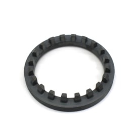 MERITOR | 003823 | PORCA CASTELO AJUSTE LE ROLAMENTO LATERAL COROA VW EIXO MS185/MS186 (NR BRUTO W1011) (125/142X160X30MM)