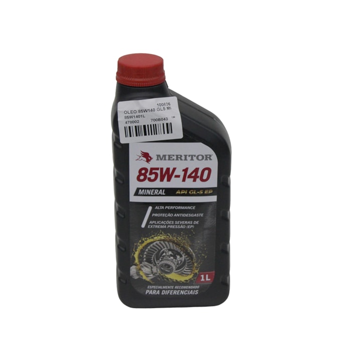 MERITOR | 85W1401L | OLEO 85W140 GL5 MINERAL PARA DIFERENCIAL 1L (MERITOR)-a1d407fd-ddb8-452a-936a-54cbbc321090