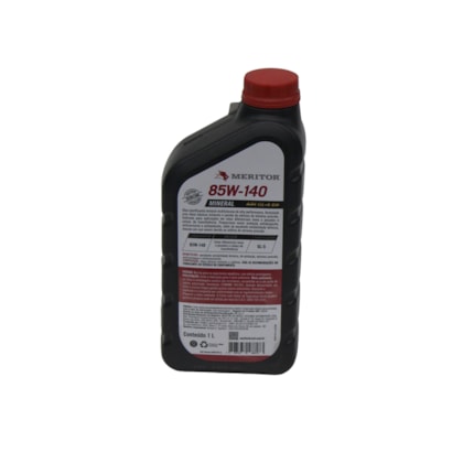 MERITOR | 85W1401L | OLEO 85W140 GL5 MINERAL PARA DIFERENCIAL 1L (MERITOR)