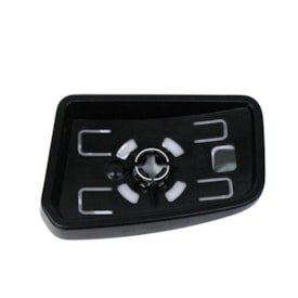 METAGAL | 23B857521B | REFIL MENOR ESPELHO RETROVISOR LE INFERIOR SEM DESEMBACADOR CONVEXO VW NOVO DELIVERY