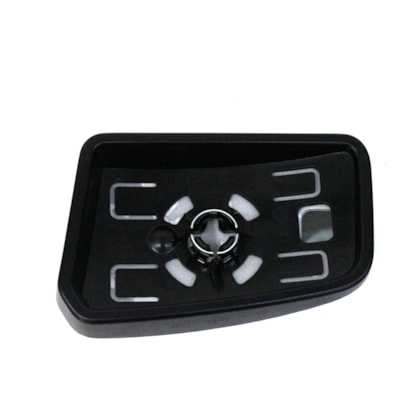 METAGAL | 23B857521B | REFIL MENOR ESPELHO RETROVISOR LE INFERIOR SEM DESEMBACADOR CONVEXO VW NOVO DELIVERY