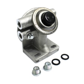 MIRADOR | FH120 | CABECOTE COM VALVULA PARA FILTRO DIESEL/RACOR SEPARADOR DAGUA VW (ROSCA 1-14) (COM 2 BUJOES M16)