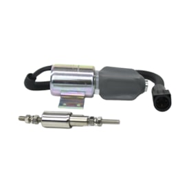 MIRADOR | TRA130805 | VALVULA SOLENOIDE 12V FORD/VW PARADA MOTOR CUMMINS (CONECTOR REDONDO) (4 FIOS)