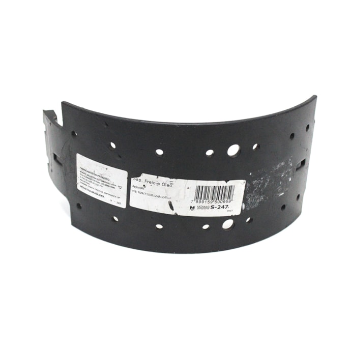 MOMAG | S247 | SAPATA/PATIM FREIO TRASEIRO MB 709/710/912/914/1114 (COM PONTA SECUNDARIA) (PARA LONA MB193)-70df48d1-d8dc-4369-8540-c3e5059a6369