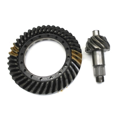 MOTO PECAS | R11080 | COROA E PINHAO 10X41 M14 MB EIXO HL4 SIMPLES (RELACAO 4,10:1)