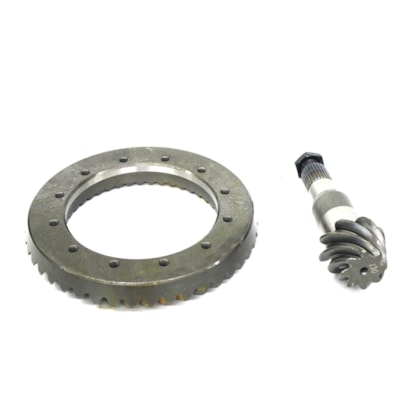MOTO PECAS | R11154 | COROA E PINHAO 8X43 27E VW EIXO DANA 284 EIXO BRASEIXOS 411 (FURO 7/16)
