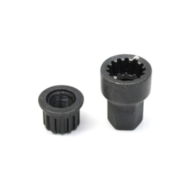 MSAM | 848PA | CONJUNTO PORCA M22X33X1,5 SISTEMA ANTIFURTO - PORCA (22MM) M22X33X1,5 PARAFUSO RODA TRASEIRA/DIANTEIRA (OSCILANTE) FORD/VW