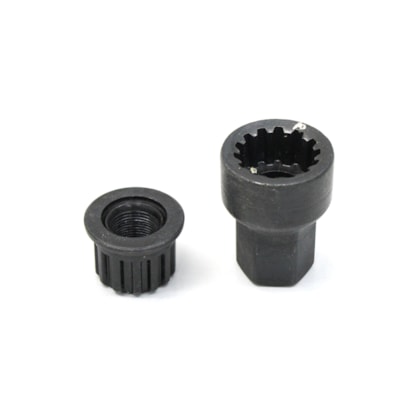MSAM | 848PA | CONJUNTO PORCA M22X33X1,5 SISTEMA ANTIFURTO - PORCA (22MM) M22X33X1,5 PARAFUSO RODA TRASEIRA/DIANTEIRA (OSCILANTE) FORD/VW